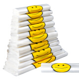 马夹袋加厚笑脸塑料30*48/100只