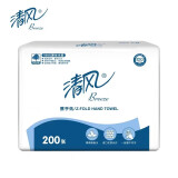 清风 B913A1S擦手纸1层三折200抽20包/箱