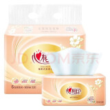 心相印经典花语软抽3层150抽无香M码中幅抽纸家庭装DT26200组合装 原厂60包整箱