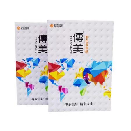 传美国产色纸 80G A5 500S 浅黄