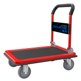 顺和（shunhe）折叠推车平板车小推车拉货拖车搬运车小拉车手推车手拉车搬家 【加厚30%】91*62中国红载1000斤