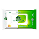 滴露（Dettol）卫生湿巾湿纸巾杀菌抑菌 50片*1包