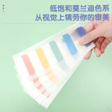 得力（deli）50枚大号索引贴标签贴45*28mm21537