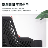 得力 四挡杂志架 文件架 黑色[四联带笔筒] 78981
