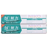 耐力（NIKO） 色带芯适用得实DS300 DS1100 SK820 KX-181/1131 〖带芯〗10根装［需安装 请慎拍］［黑色］