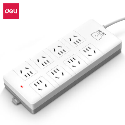 万民益源专用 得力3米8孔插座LX116