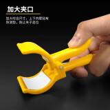 POP广告夹子爆炸贴夹拇指夹超市价格标签夹立式货架展示透明水晶夹双头夹 水晶夹-大号