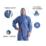3M 防护服工业防尘服 连体喷漆防护服工作服 防飞沫颗粒物粉尘喷漆抗静电 蓝色4532+防护服 XXL码 1件