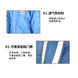 3M 防护服工业防尘服 连体喷漆防护服工作服 防飞沫颗粒物粉尘喷漆抗静电 蓝色4532+防护服 XXL码 1件