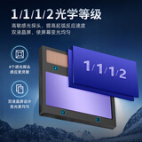 (XIDIN)迅达自动变光电焊面罩头戴式焊工氩弧焊防护烧焊电焊帽XDH6-600T亚黑+LED灯 焊帽_600T旋钮普通-雅黑