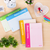 得力（deli）7682 螺旋装订本 A5/50页 1本装 颜色随机