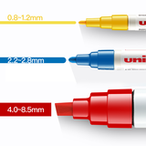 日本UNI三菱PX-21油漆笔0.8-1.2mm补漆婚礼签字笔记号笔中字金色油漆笔记号笔 浅绿色