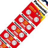 松下（Panasonic）纽扣电池LR43/AG12/386/301电子1.5v碱性10粒LR-43/2B5C