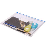 得力(deli)5526(混)透明拉链袋A4