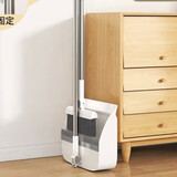 新款扫把折叠簸箕套装组合家用笤帚刮水器头发扫地神器扫帚垃圾铲 白色